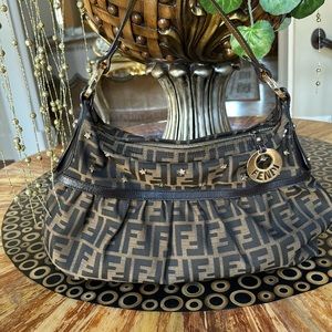Fendi zucca hobo bag